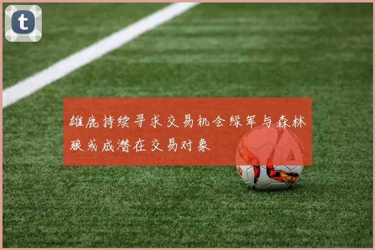 雄鹿持续寻求交易机会绿军与森林狼或成潜在交易对象